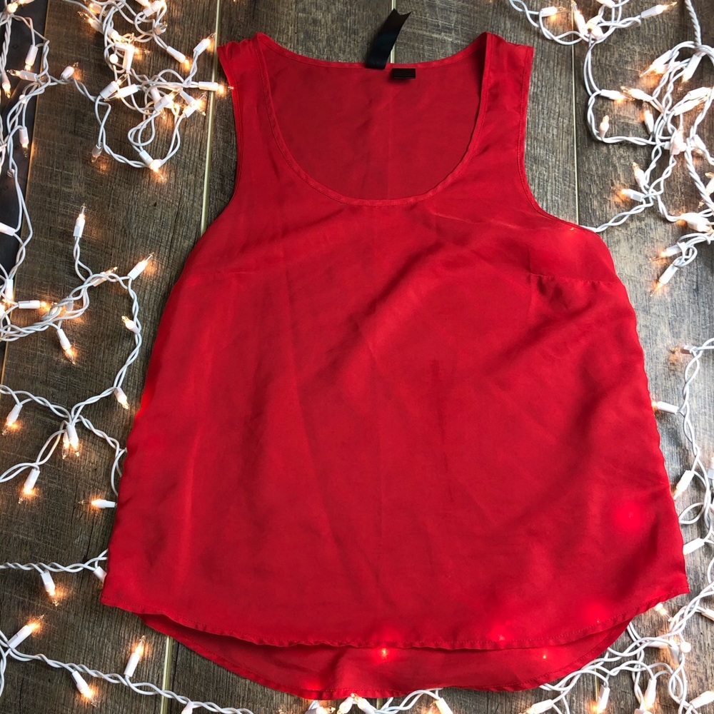 Red blouse